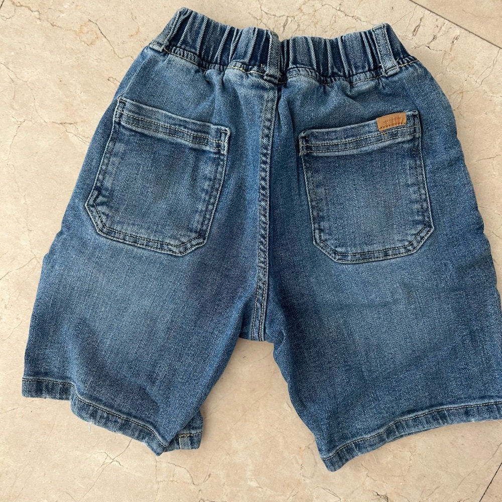 Zara Kids Blue Denim Shorts - Picture 4 of 4